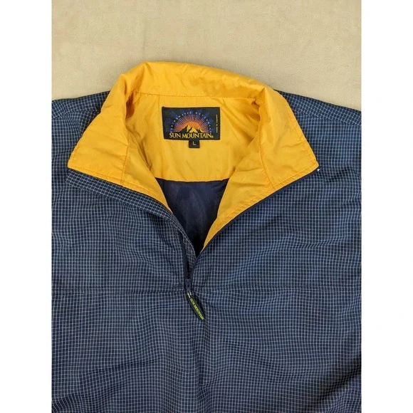 Sun Mountain Large Mens Vest Golf Outdoors‎ Casual Lined Windbreaker - Picture 4 of 12